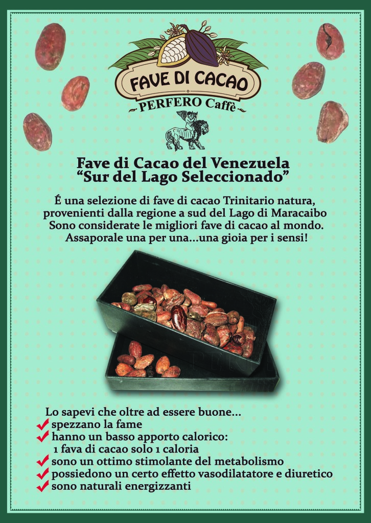 Perfero Caffè Linea Goloso fave di cacao-perfero caffè